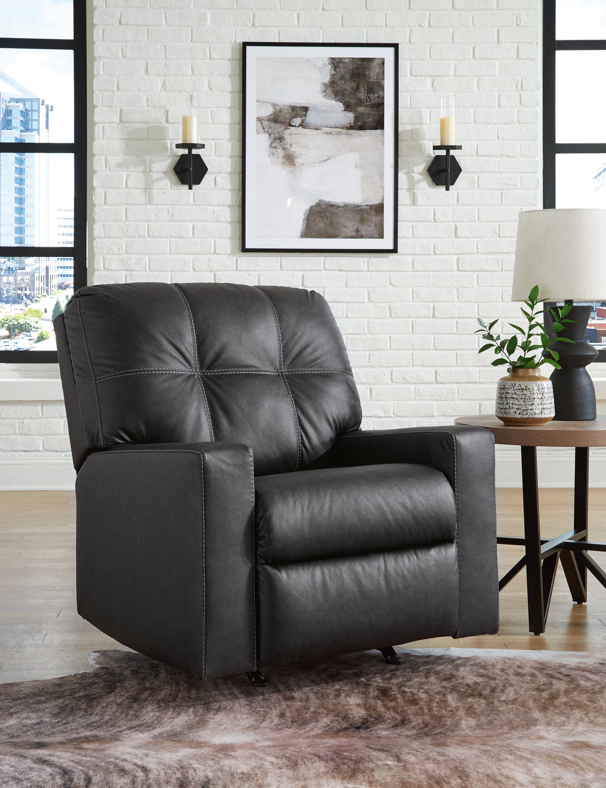Barlin Mills Recliner (Color: Carbon)