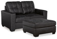Barlin Mills Loveseat and Oversized Ottoman