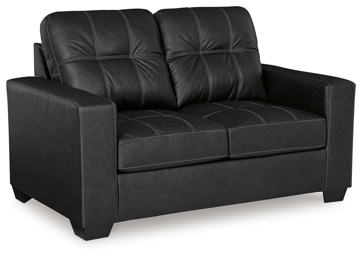 Barlin Mills Loveseat and Oversized Ottoman