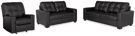 Barlin Mills 3-Piece Sofa, Loveseat and Recliner (Sofa, Loveseat, Recliner)