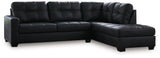 Barlin Mills 2-Piece Sectional with Chaise (Color: Carbon, Sectional Orientation: Right Arm Facing)