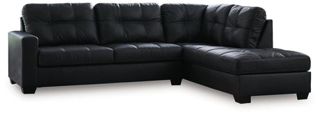 Barlin Mills 2-Piece Sectional with Chaise (Color: Carbon, Sectional Orientation: Right Arm Facing)