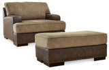 Alesbury 2-Piece Chair and Ottoman (Oversized Chair, Ottoman)