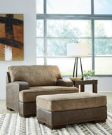 Alesbury 4-Piece Sofa, Loveseat, Chair and Ottoman (Sofa, Loveseat, Oversized Chair, Ottoman)