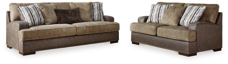 Alesbury 2-Piece Sofa and Loveseat (Sofa, Loveseat)