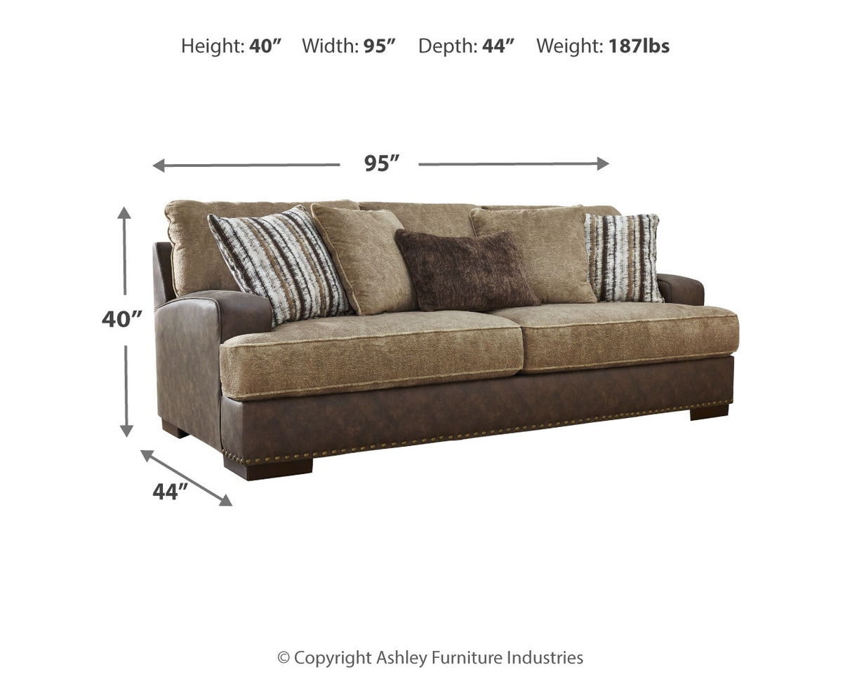 Alesbury 2-Piece Sofa and Loveseat (Sofa, Loveseat)