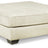 Rawcliffe Oversized Accent Ottoman (Color: Parchment)