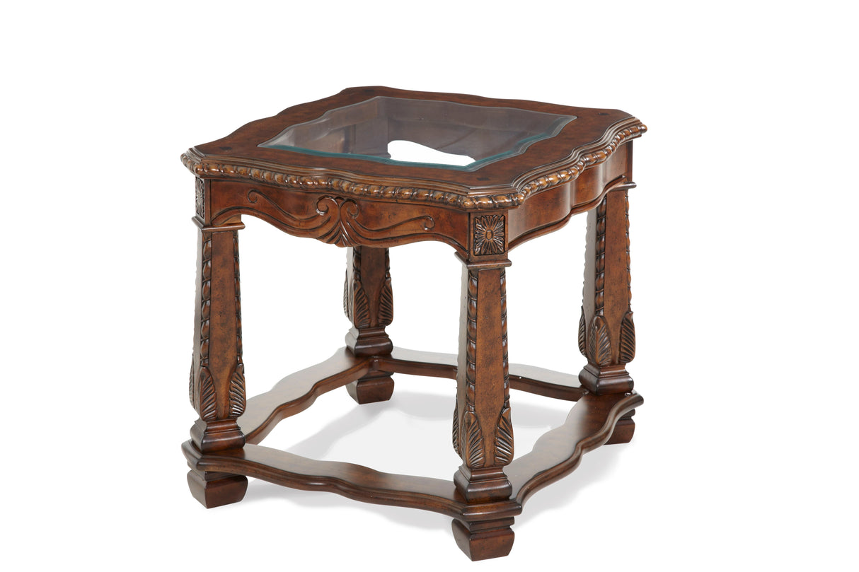 Windsor Court - End Table - Vintage Fruitwood