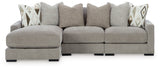 Aslan Court 3-Piece Sofa Sectional with Chaise (Sectional Orientation: Left Arm Facing)