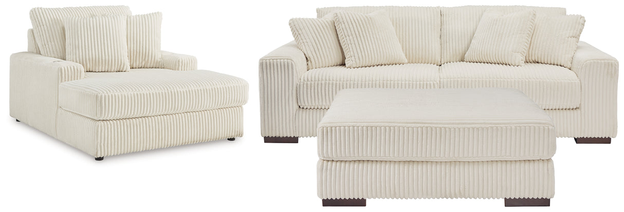 Lindyn 2-Piece Sectional, Chaise and Oversized Ottoman