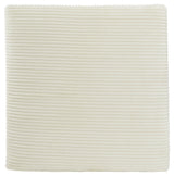 Lindyn Oversized Accent Ottoman (Color: Ivory)