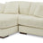 Lindyn 2-Piece Sectional with Chaise (Color: Ivory, Sectional Orientation: Left Arm Facing)