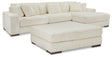 Lindyn 4-Piece Sectional with Ottoman (Right-Arm Facing Corner Chaise, Armless Chair, Left-Arm Facing Corner Chair, Oversized Accent Ottoman)