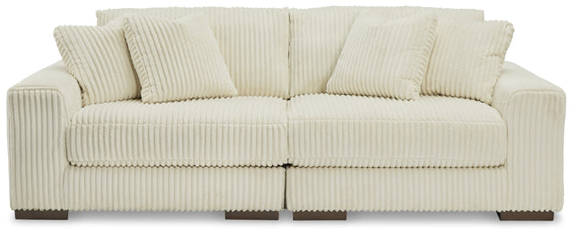 Lindyn 2-Piece Sectional Sofa (Color: Ivory)