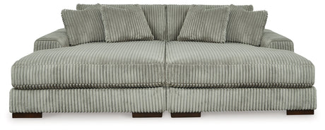 Lindyn Super Chaise with Oversized Swivel Chair