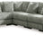 Lindyn 6-Piece Sectional with Chaise (Color: Fog, Sectional Orientation: Left Arm Facing)
