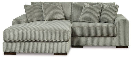 Lindyn 2-Piece Sectional with Chaise (Color: Fog, Sectional Orientation: Left Arm Facing)