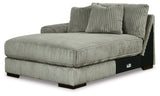 Lindyn 3-Piece Sectional with Double Chaise (Color: Fog)