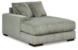 Lindyn 4-Piece Sectional with Chaise (Color: Fog, Sectional Orientation: Left Arm Facing)