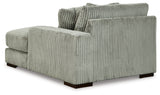 Lindyn 3-Piece Sectional with Double Chaise (Color: Fog)