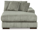 Lindyn 3-Piece Sectional with Double Chaise (Color: Fog)