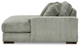 Lindyn 3-Piece Sectional with Double Chaise (Color: Fog)