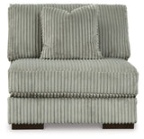 Lindyn 3-Piece Sectional with Double Chaise (Color: Fog)