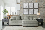 Lindyn 3-Piece Sectional with Ottoman (Right-Arm Facing Corner Chaise, Left-Arm Facing Corner Chair, Oversized Accent Ottoman)