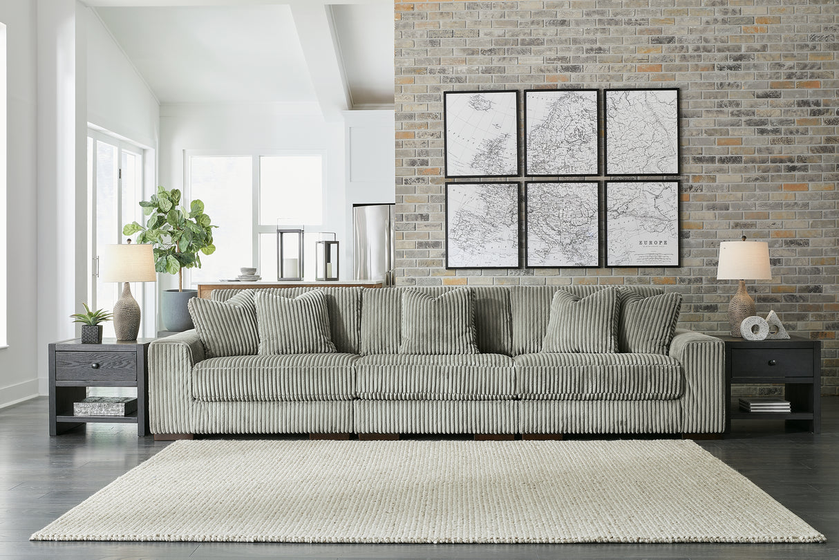 Lindyn 3-Piece Sectional Sofa (Color: Fog)