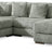 Lindyn 4-Piece Sectional with Chaise (Color: Fog, Sectional Orientation: Right Arm Facing)