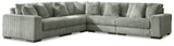 Lindyn 5-Piece Sectional (Color: Fog)