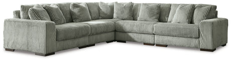 Lindyn 5-Piece Sectional (Color: Fog)