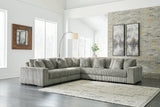 Lindyn 5-Piece Sectional (Color: Fog)