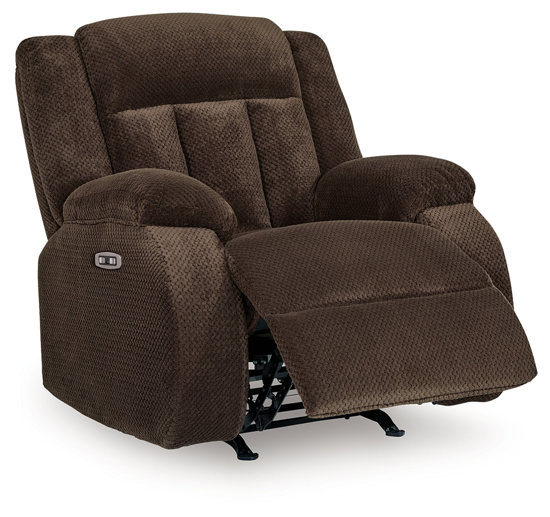 Observation Power Recliner (Color: Chocolate)