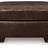 Santorine Ottoman (Color: Dark Brown)