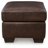 Santorine Ottoman (Color: Dark Brown)