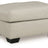 Santorine Ottoman (Color: Bone)