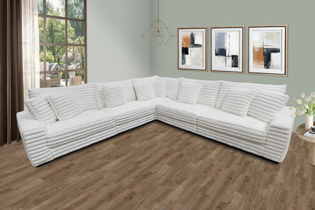 Embrace - 41" Ottoman - White