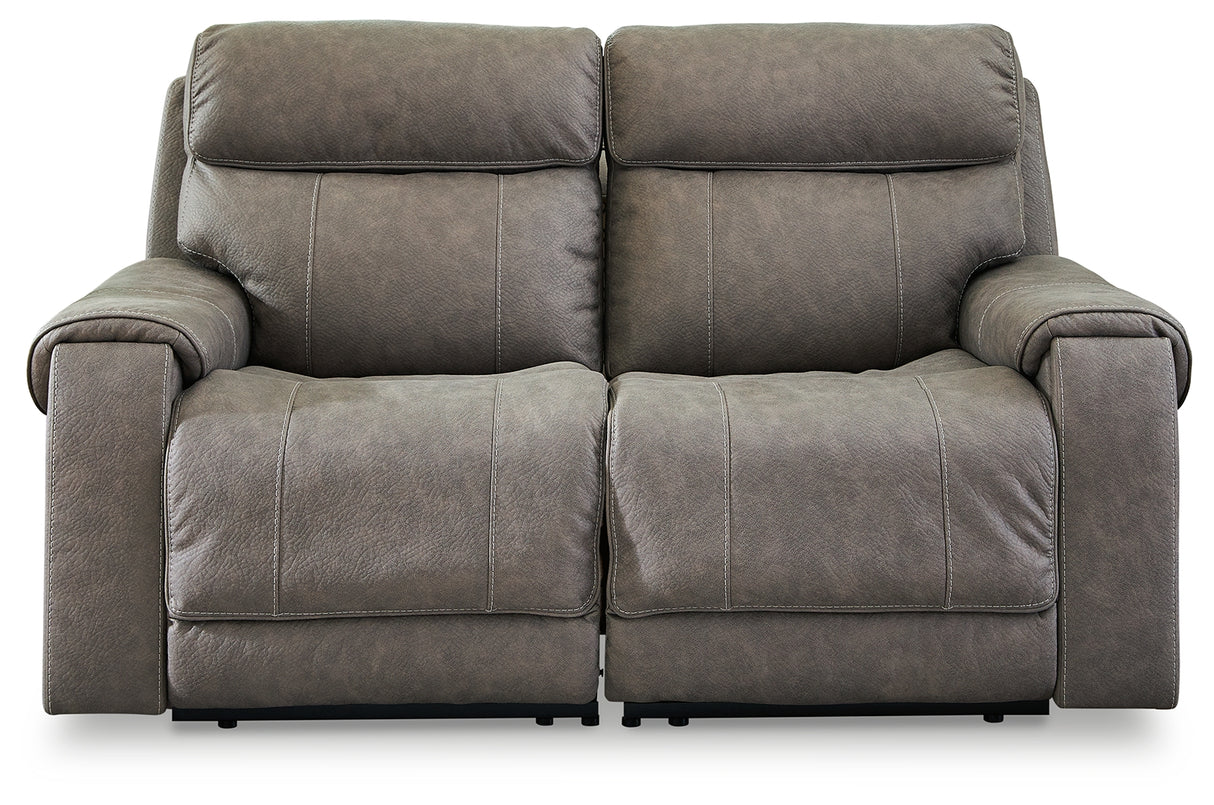 Starbot 2-Piece Power Reclining Sectional Loveseat