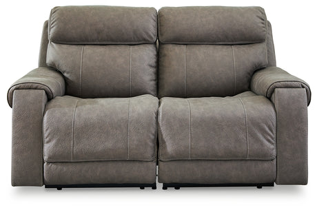 Starbot 2-Piece Power Reclining Sectional Loveseat