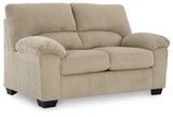 SimpleJoy Loveseat (Color: Sand)