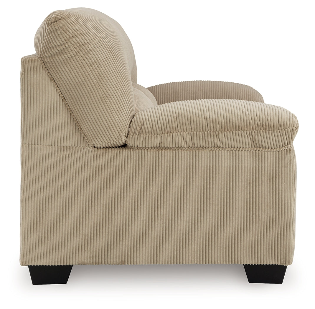 SimpleJoy Loveseat (Color: Sand)
