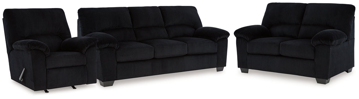 SimpleJoy Sofa, Loveseat and Recliner
