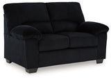 SimpleJoy Loveseat (Color: Onyx)