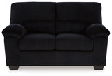 SimpleJoy Loveseat (Color: Onyx)
