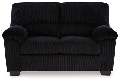 SimpleJoy Loveseat (Color: Onyx)