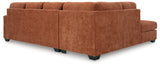 Aviemore 2-Piece Sectional with Chaise (Color: Spice, Sectional Orientation: Left Arm Facing)