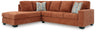 Aviemore 2-Piece Sectional with Chaise (Color: Spice, Sectional Orientation: Left Arm Facing)