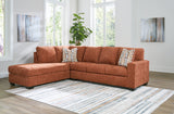 Aviemore 2-Piece Sectional with Chaise (Color: Spice, Sectional Orientation: Left Arm Facing)