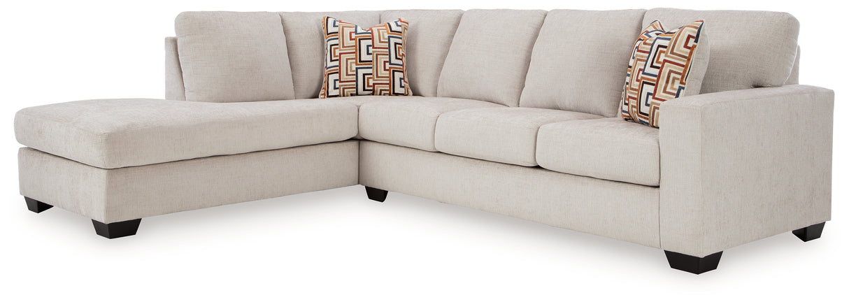 Aviemore 2-Piece Sectional with Chaise (Color: Stone, Sectional Orientation: Left Arm Facing)